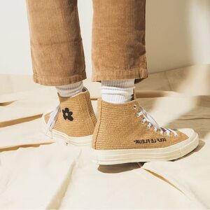 GOLF LE FLEUR x CONVERSE chuck 70 high fabric weave sneakers